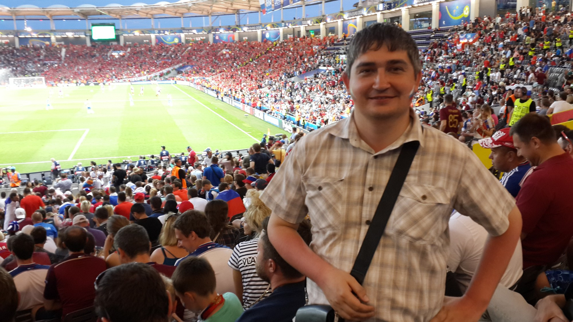 Тулуза. На стадионе перед матчем Россия — Уэльс. (20.06.2016)