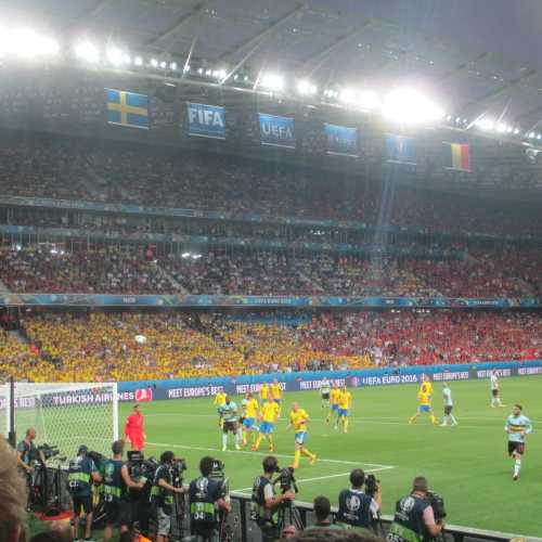 Ницца. Стадион «Альянц Ривьера». Матч Швеция — Бельгия. (22.06.2016)