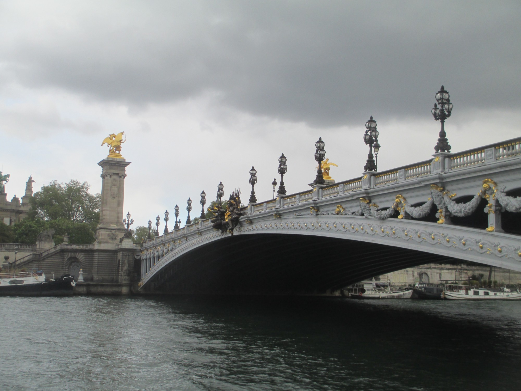 Париж. Мост Александра III. (26.04.2017)