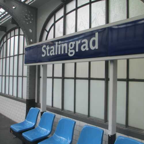 Париж. На станции метро Stalingrad. (26.04.2017)