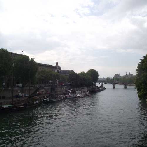 Париж. Вид на Сену с моста Пон-Нёф. (28.04.2017)