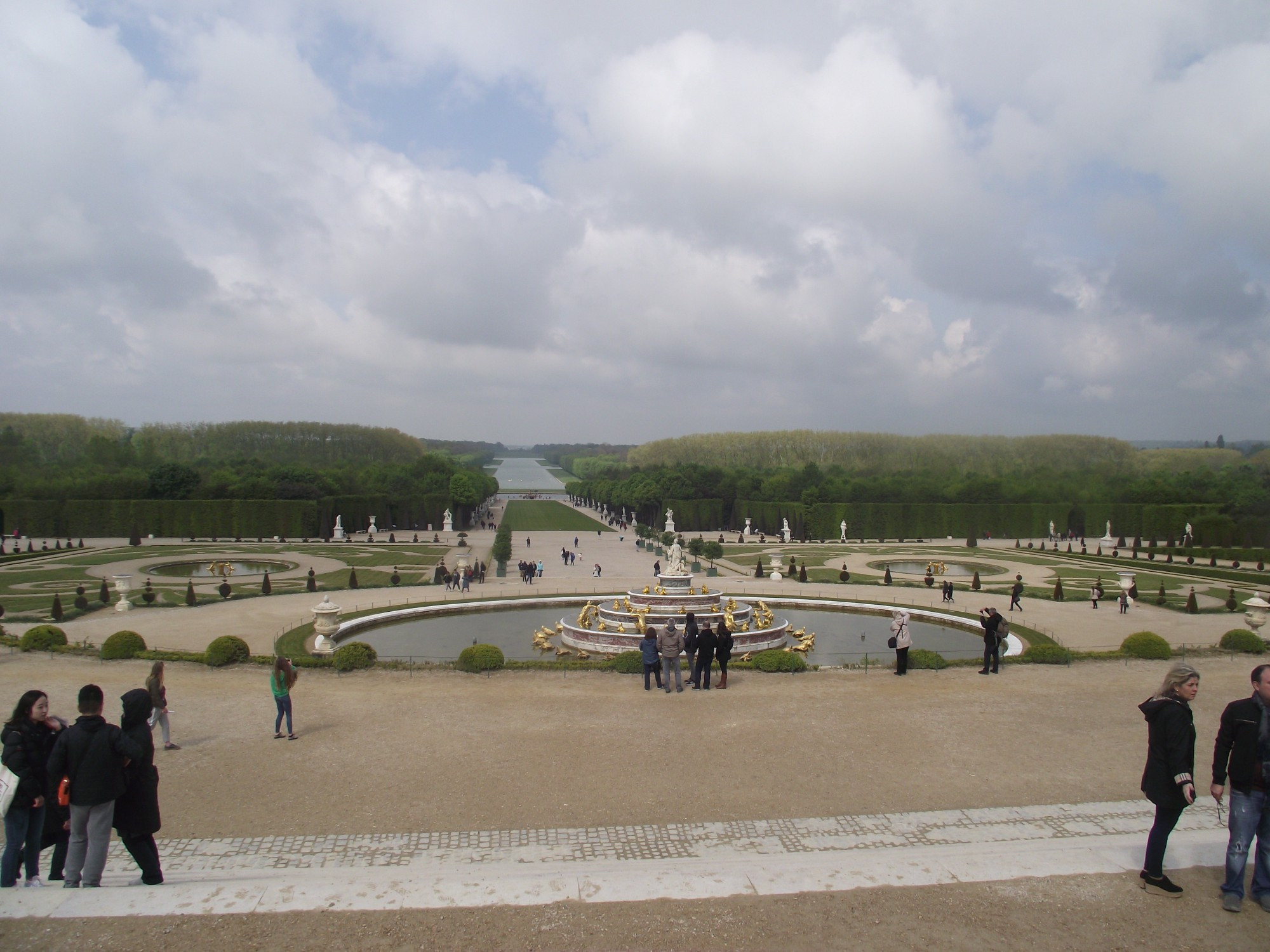 Панорама Версальского парка. (28.04.2017)