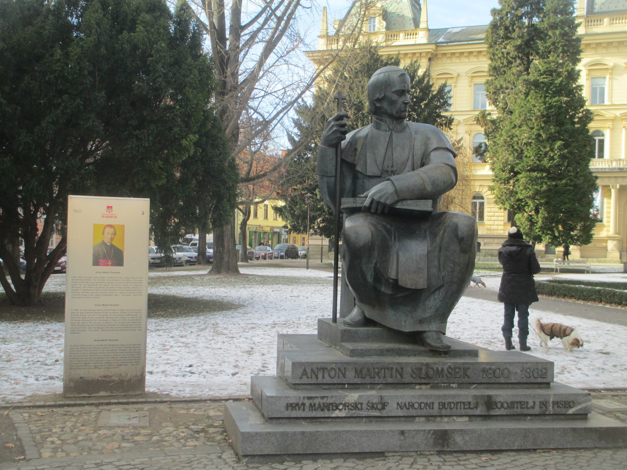 Марибор. Памятник Сломшеку. (04.01.2017)