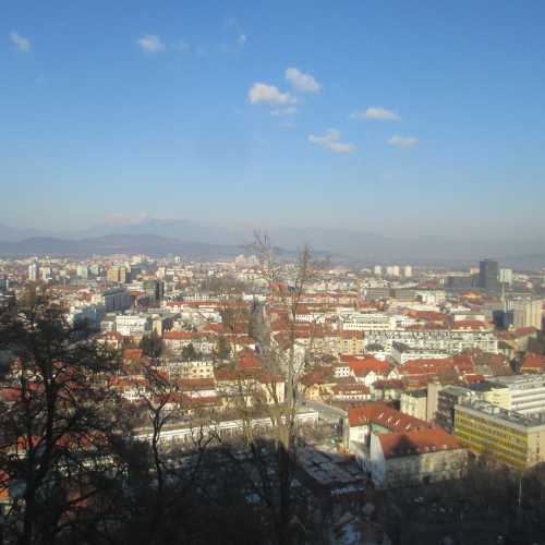 Любляна. Вид со стены Люблянского замка. (02.01.2017)