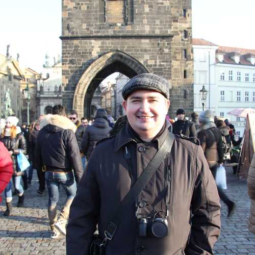Прага. Я на Карловом мосту. (31.12.2016)