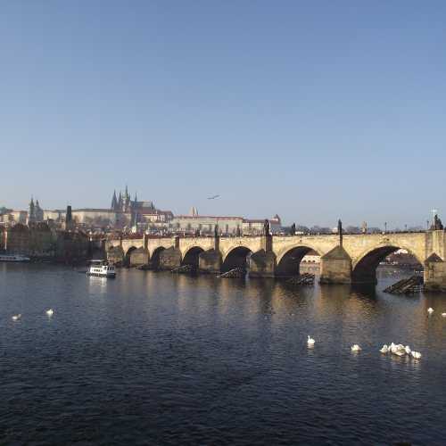 Прага. Вид на Карлов мост. (31.12.2016)