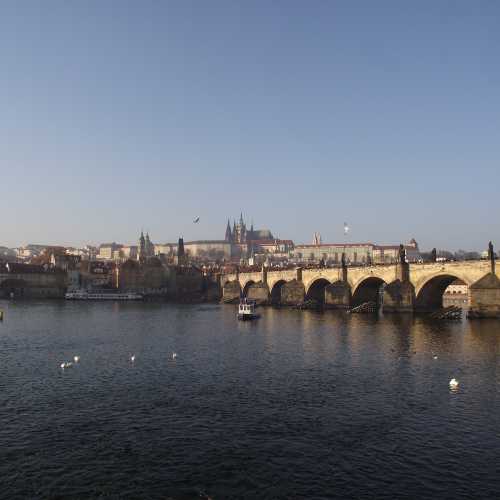 Прага. Вид на Карлов мост. (31.12.2016)