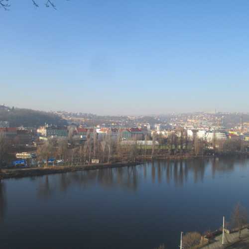 Прага. Вид на Влтаву с Вышеграда. (31.12.2016)