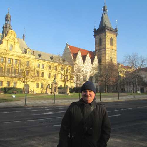 Прага. Я на Карловой площади. (31.12.2016)