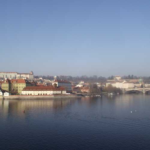 Прага. Вид с Карлова моста. (01.01.2017)