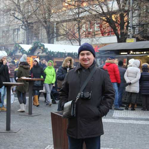 Прага. Я на Вацлавской площади. (31.12.2016)