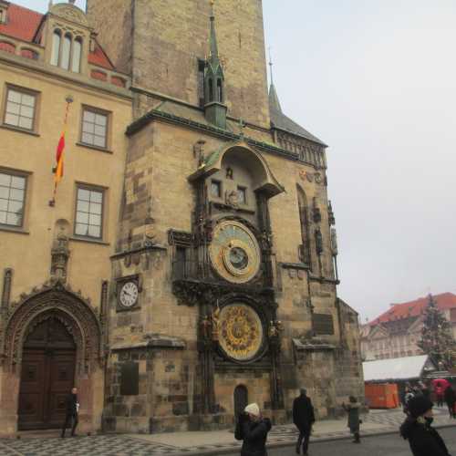 Прага. Астрономические часы Староместской Ратуши. (01.01.2017)