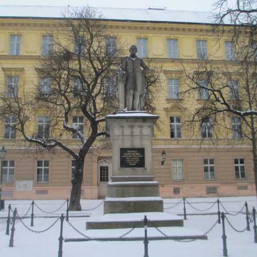 Пльзень. Памятник Мартину Копецкому. (08.01.2017)