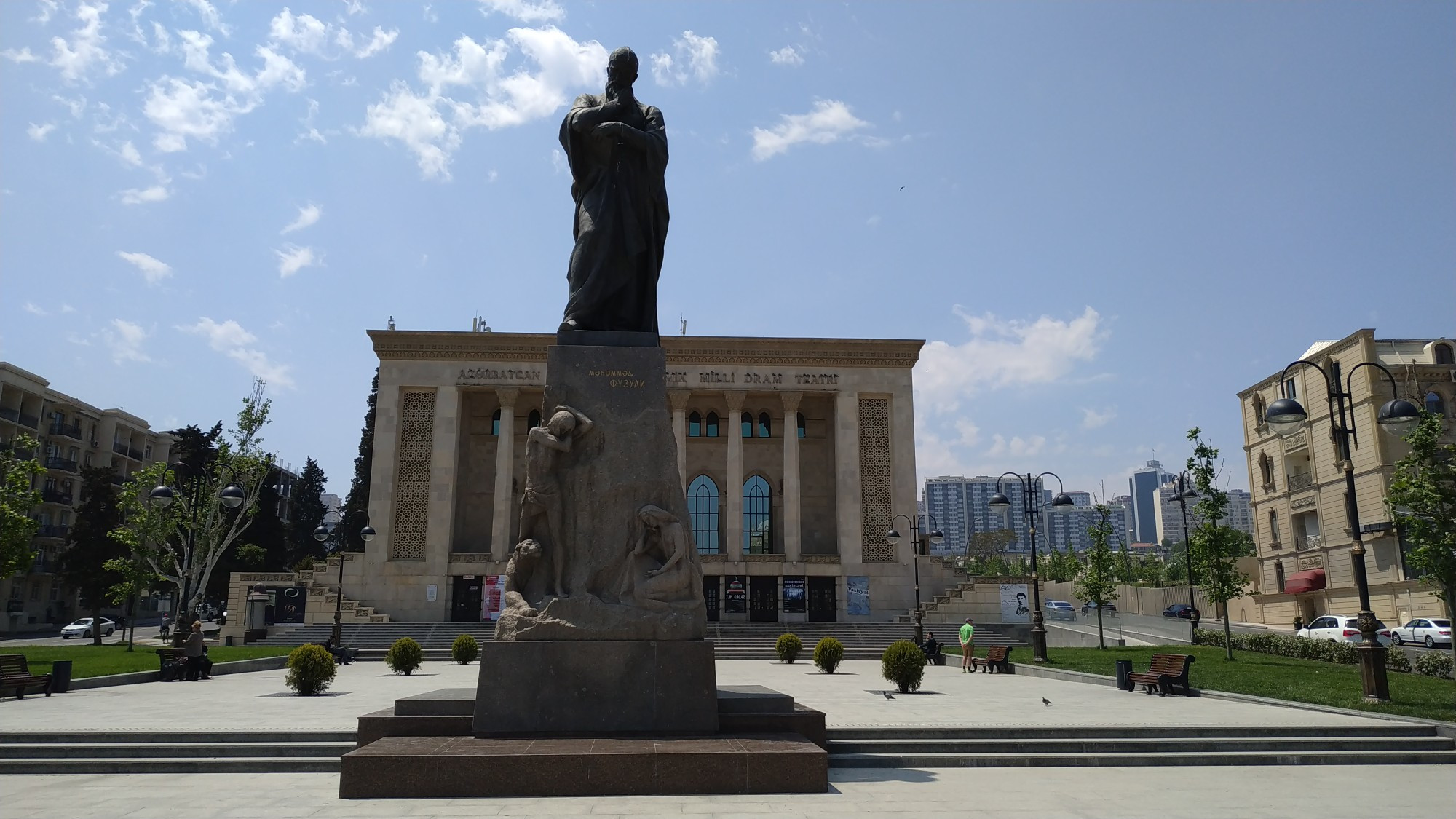 Баку. Памятник Физули. (13.05.2019)