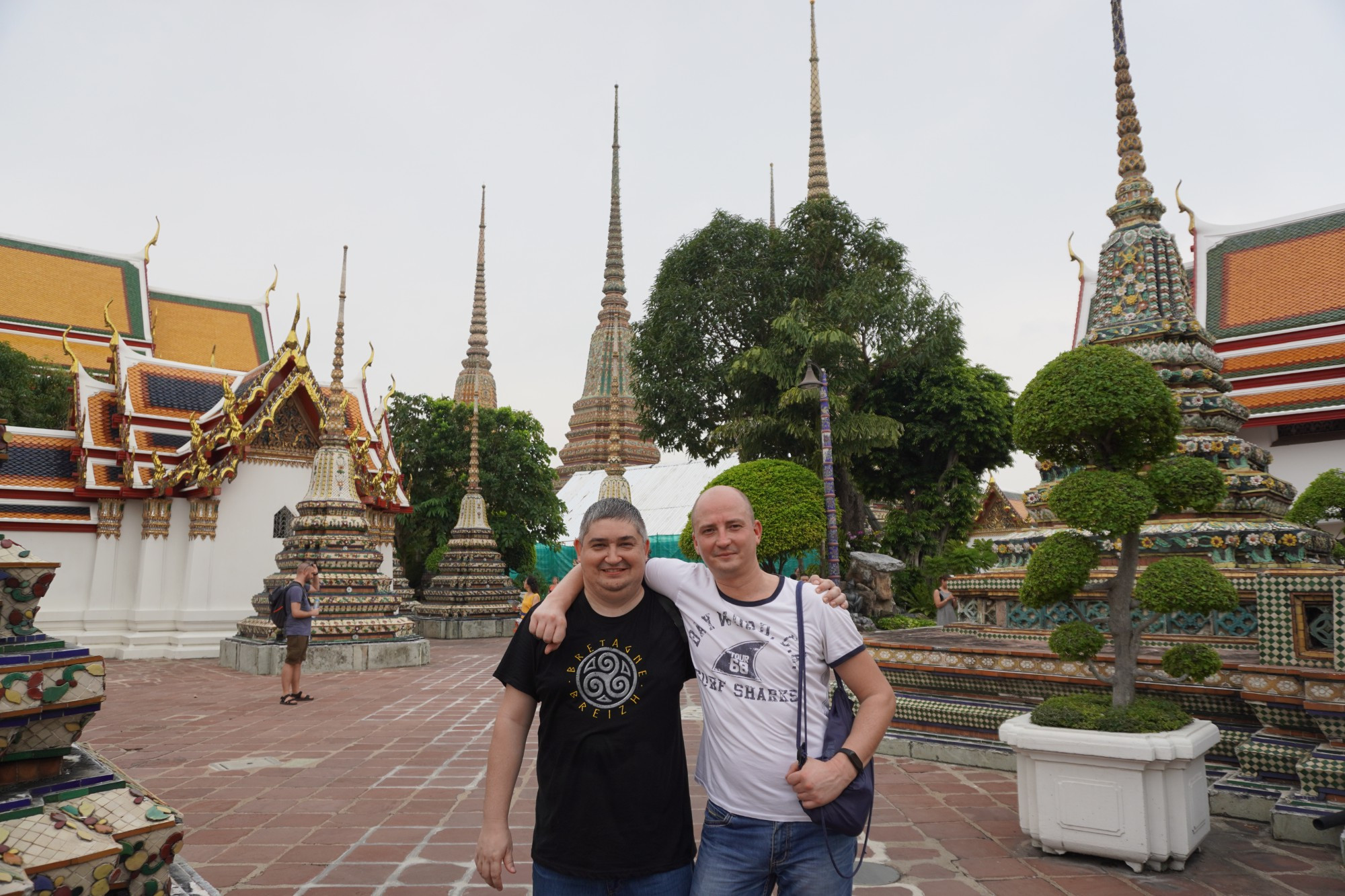 Бангкок. В храмовом комплексе Ват Пхо. (29.10.2023)