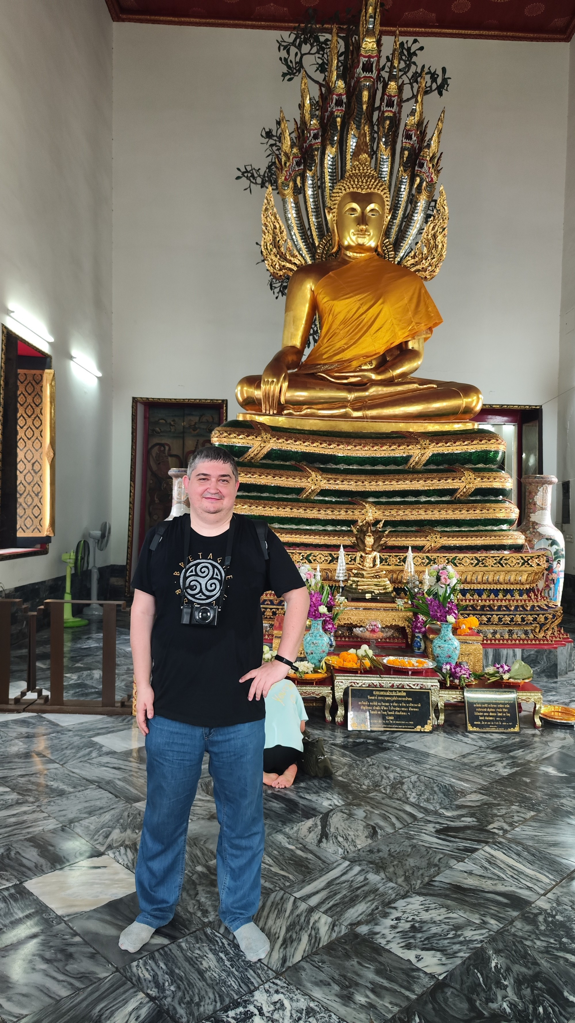 Бангкок. Я в храмовом комплексе Ват Пхо. (29.10.2023)