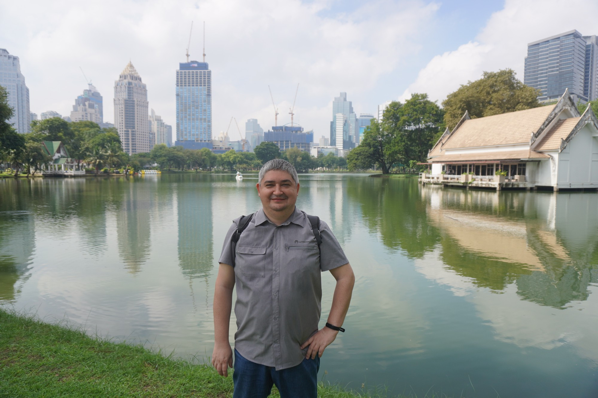 Бангкок. Я в парке Люмпини. (30.10.2023)