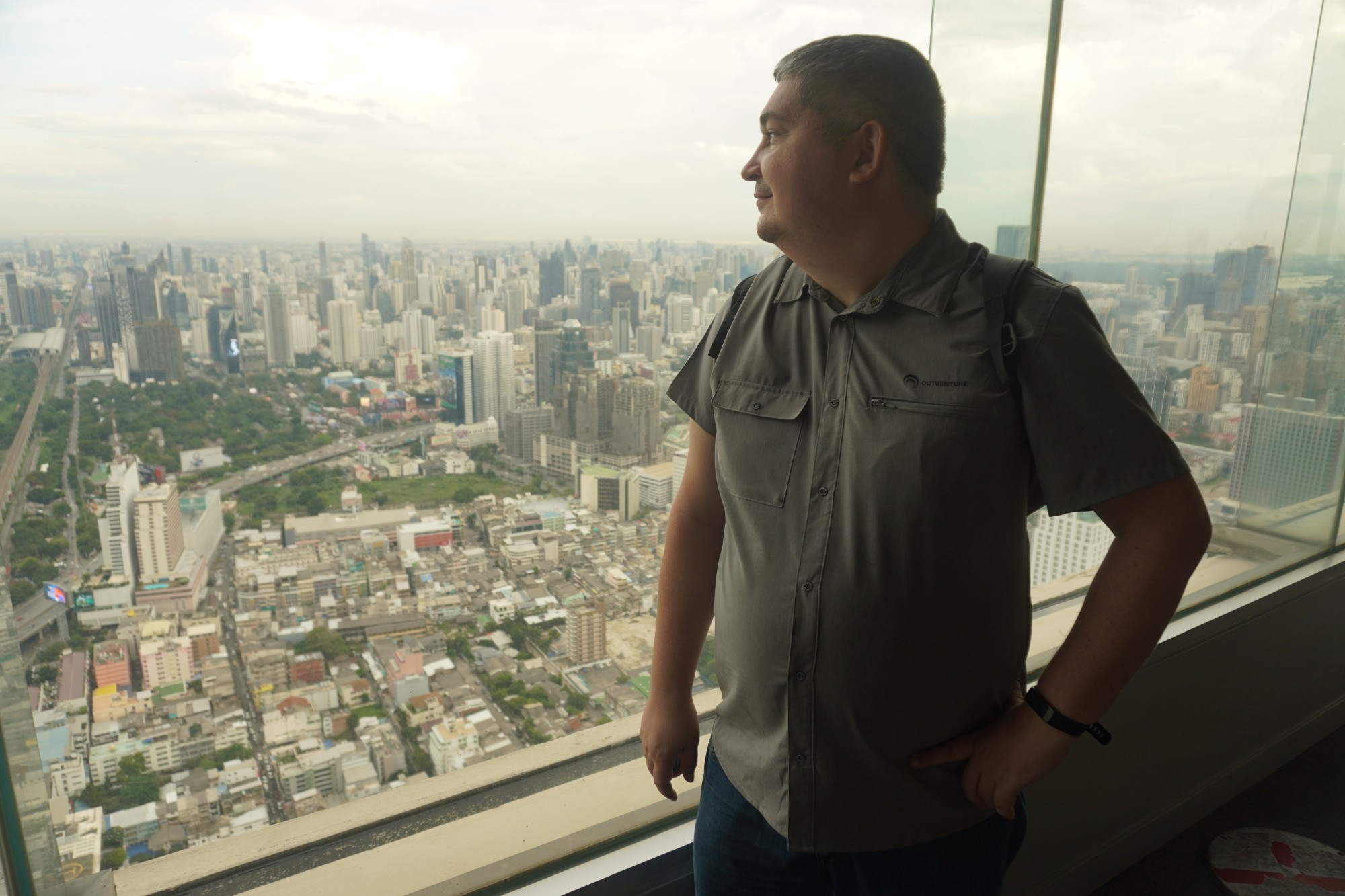 Бангкок. Я на смотровой площадке башни Байок II. (30.10.2023)