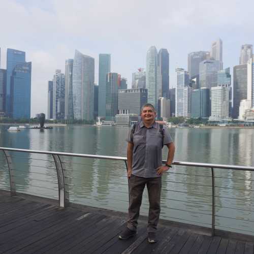 Сингапур. Я на набережной Марина Бэй. (11.01.2024)