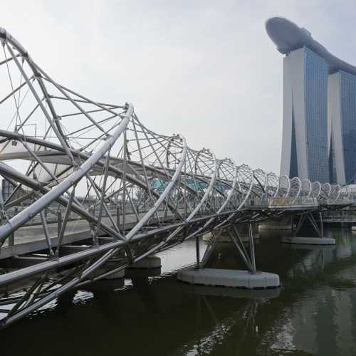 Сингапур. Мост Helix. (11.01.2024)