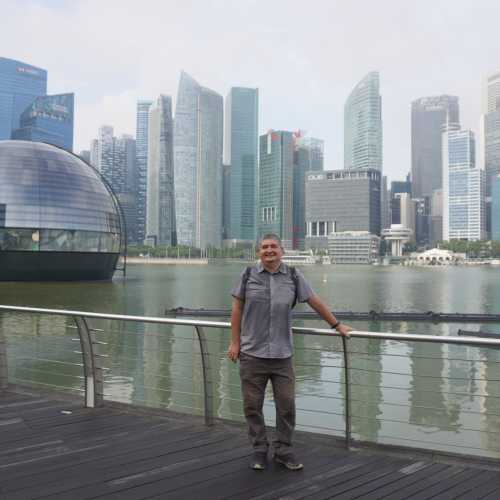 Сингапур. Я на набережной Марина Бэй. (11.01.2024)