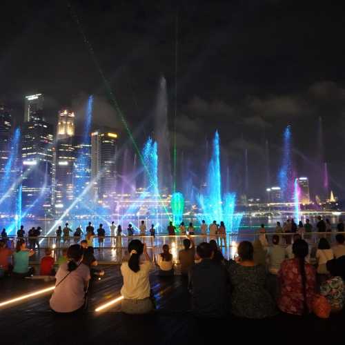 Сингапур. Лазерное шоу Spectra. (10.01.2024)