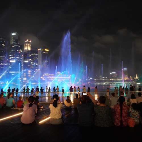 Сингапур. Лазерное шоу Spectra. (10.01.2024)