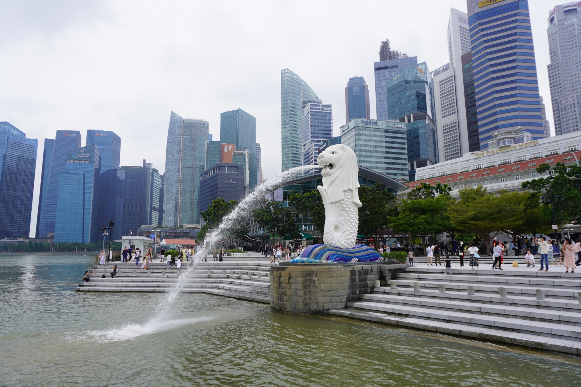 Сингапур. Парк Мерлиона. (11.01.2024)