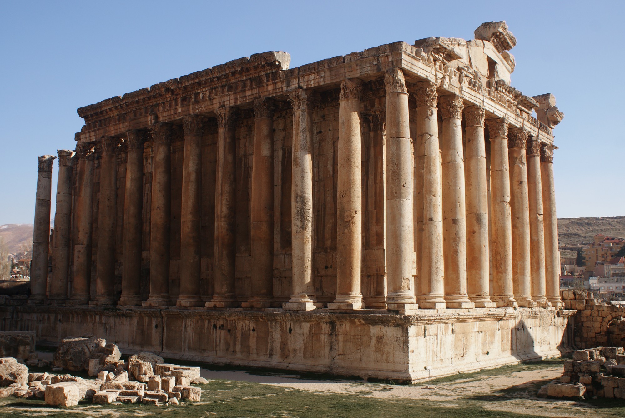 Ruins Of Dionysus temple. Baalbek.<br/>
Руины храма Бахуса (Диониса) Баальбек