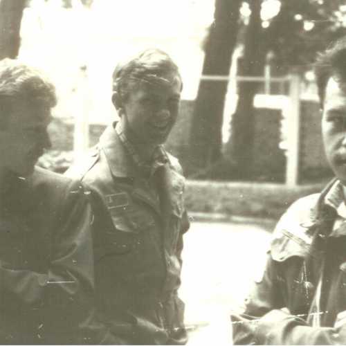1986. ЗССО Камчатский. Слева направо- Л.Меламед, В.Шлыков, С.Заяшников.