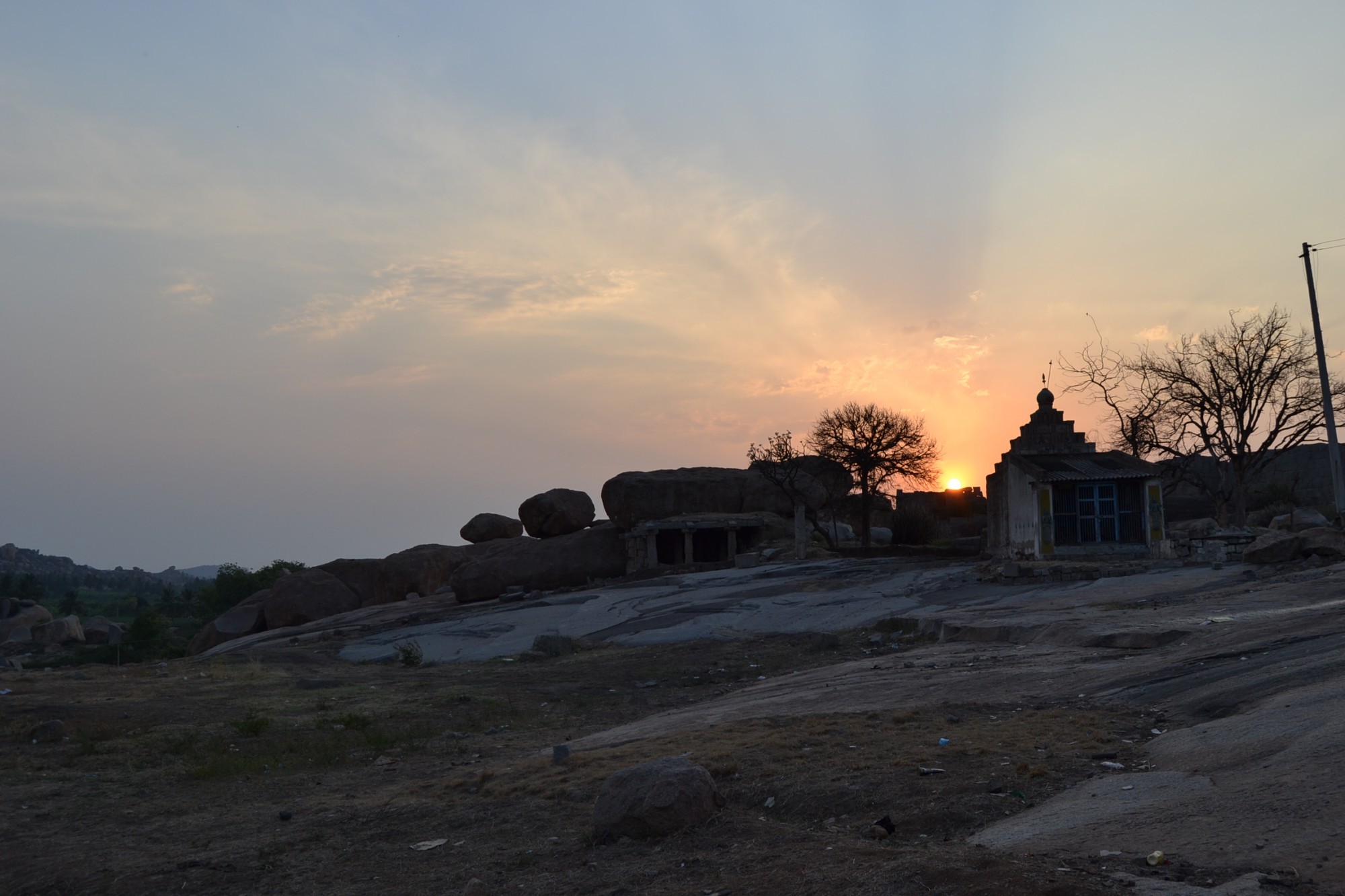 Храм Хануман. Индия. Штат Карнатака.<br/>
Деревня Хампи