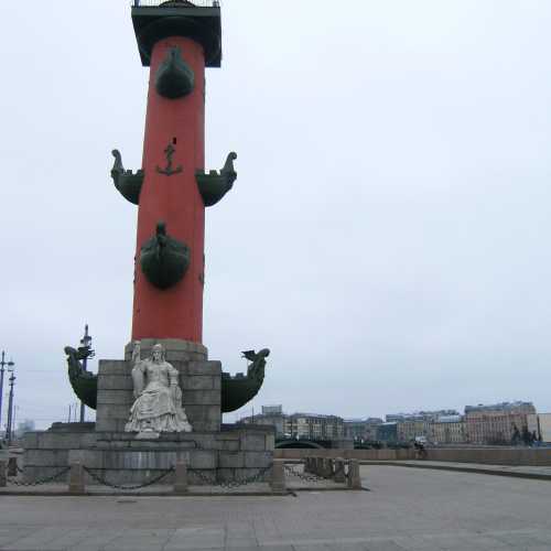 Rostral columns Saint-Petersburg, Russia