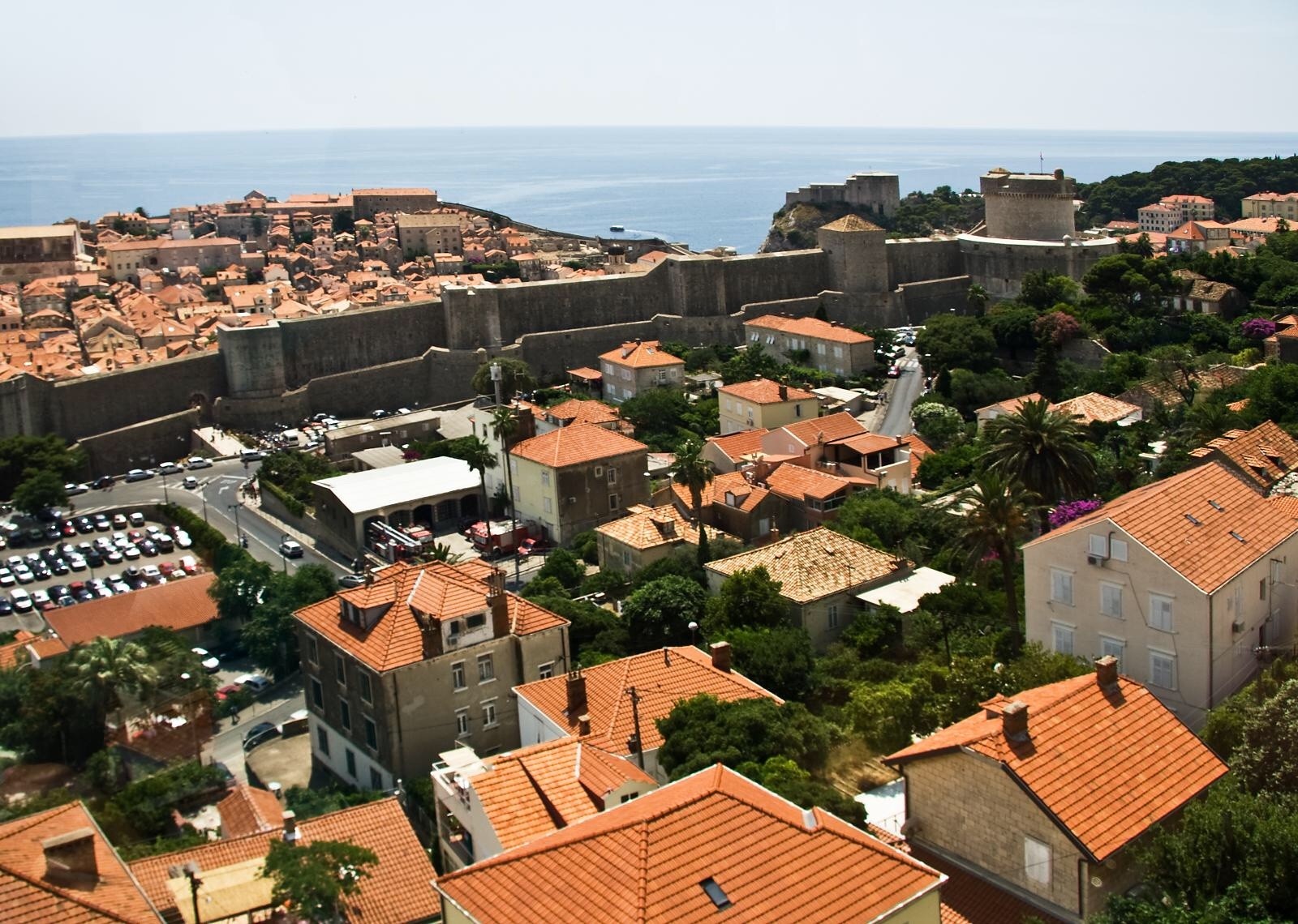 Вид на Дубровник с канатной дороги