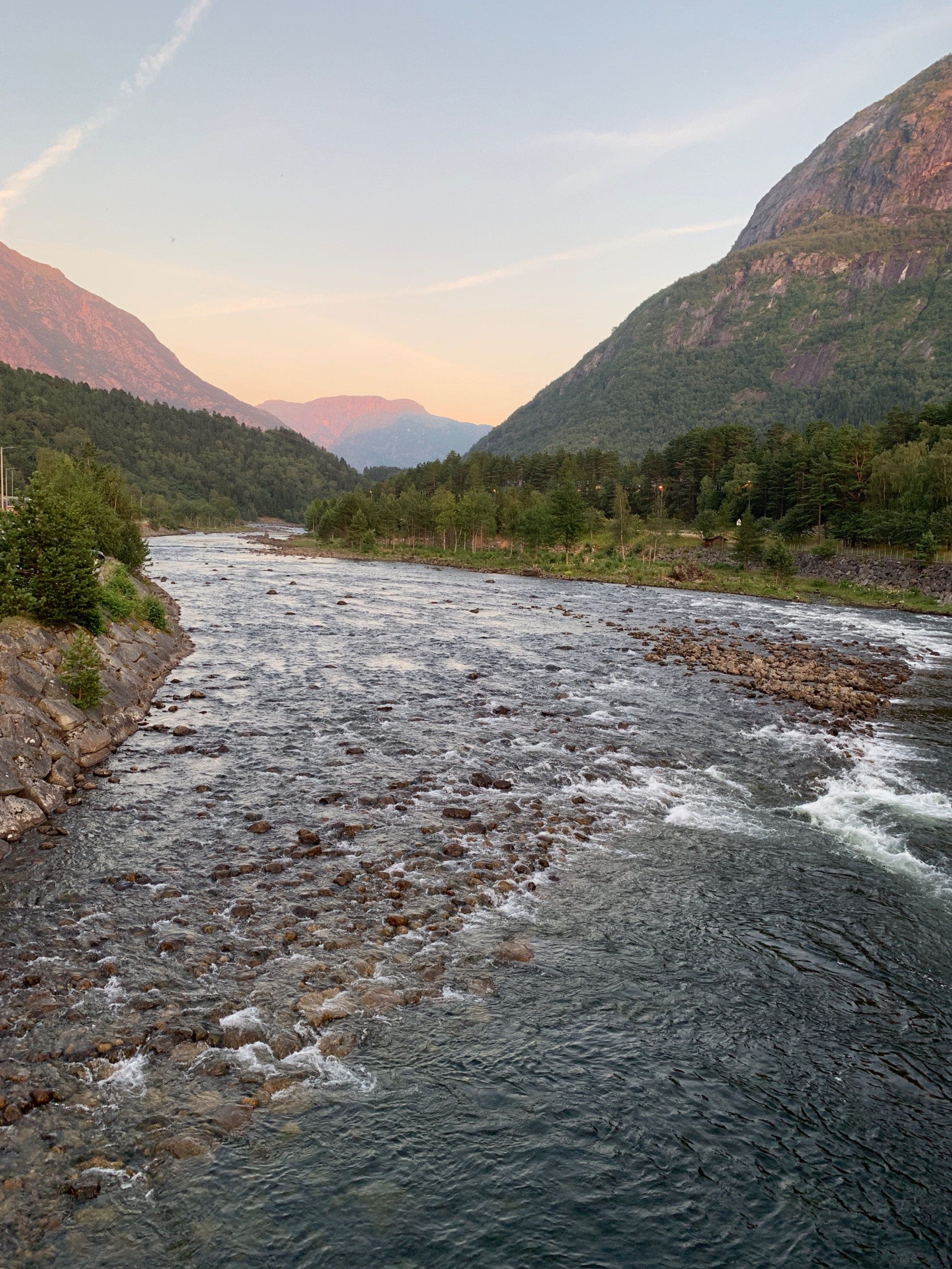 Озеро eidfjord, Норвегия