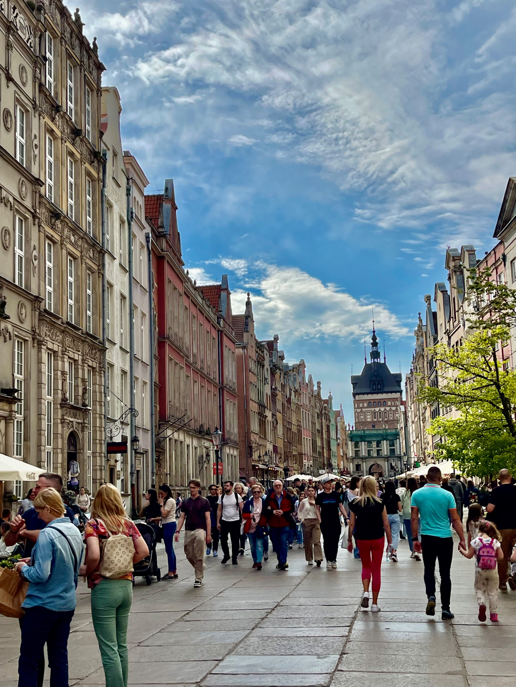 Dluga street, Poland