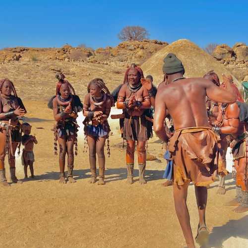 Himby tribe settlement, Namibia