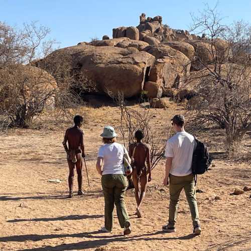 Bushmen tribe settement, Намибия