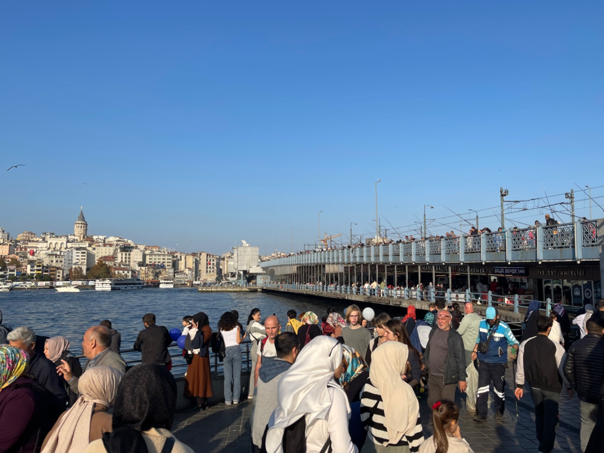 Galata bridge, Turkey