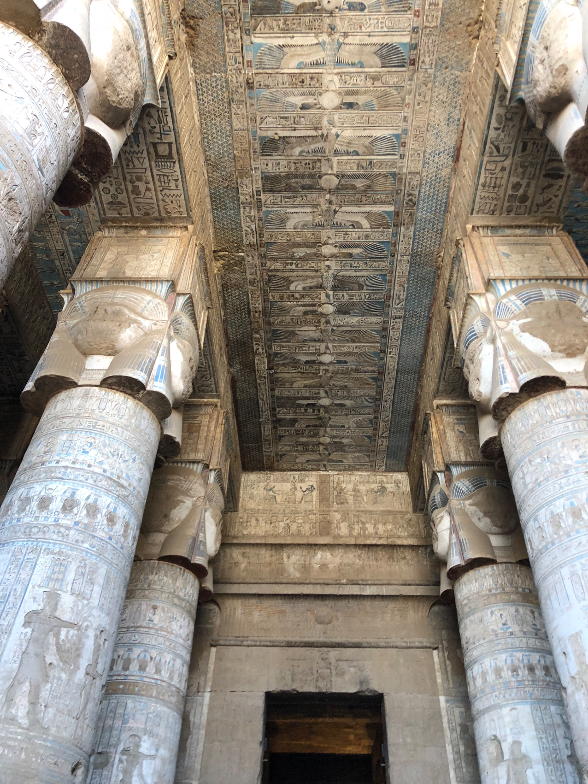 Египет. Храм богини Хатхор в Дендере. Январь 2023