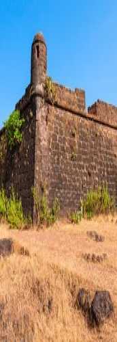 Vagator bardez castle, India