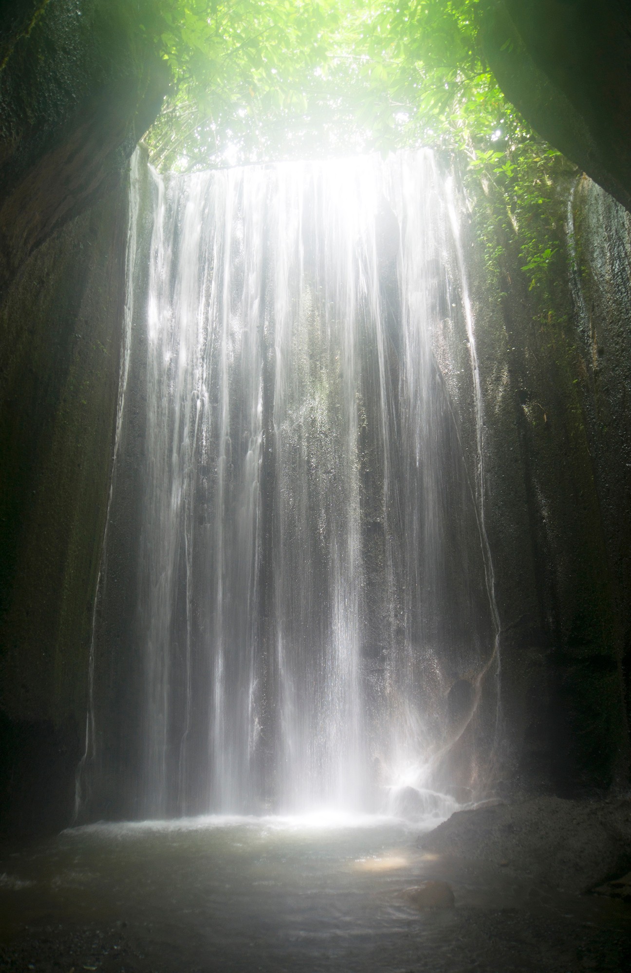Бали. Водопад Tukad Cepung.