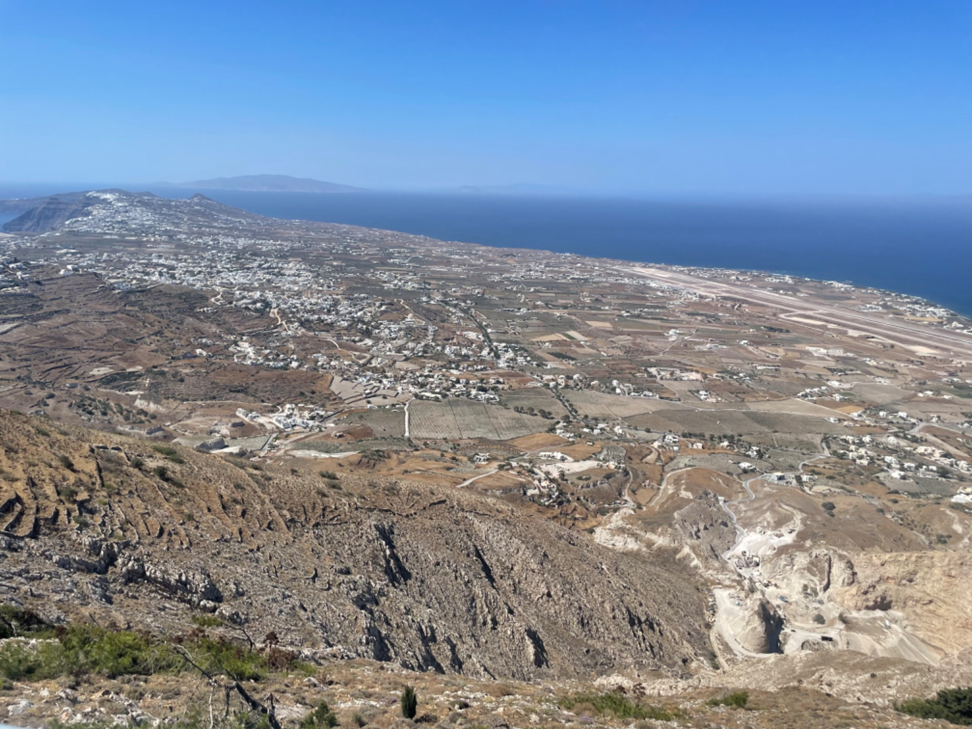 Caldera View from Megalochori, Greece