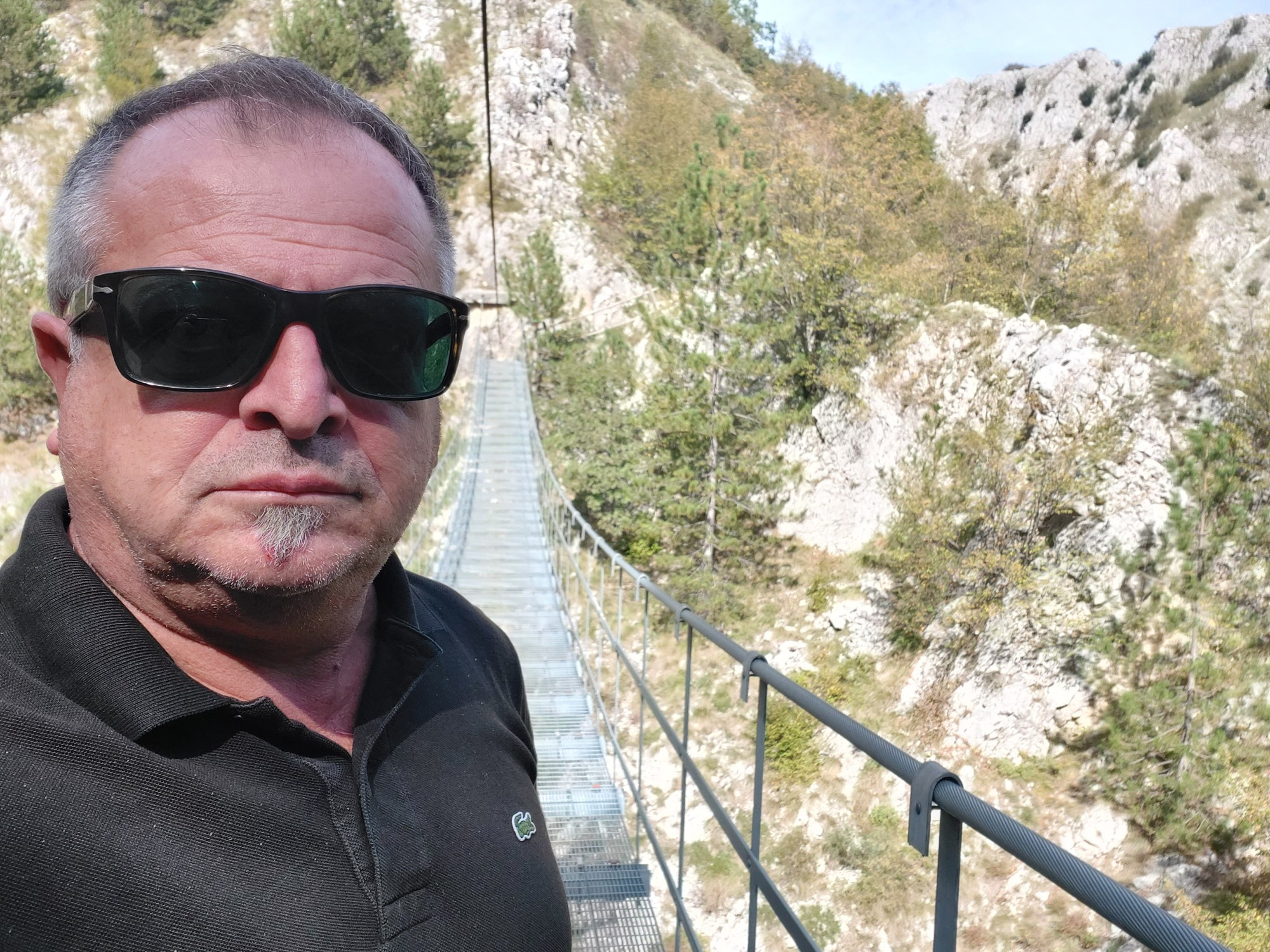 Ponte Tibetano Roccamandolfi, Italy