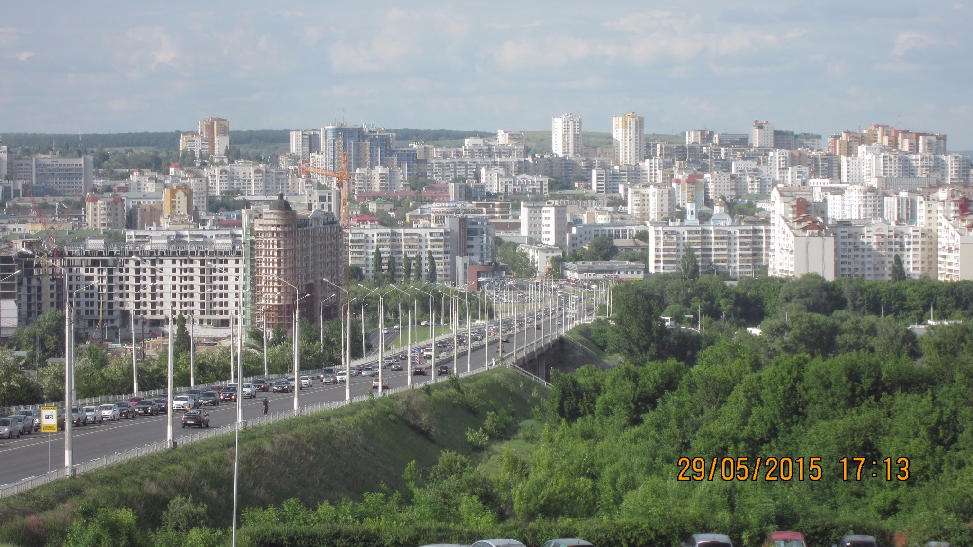 Вот он наш Белый город! Вид со смотровой площадки около памятника князю Владимиру на ул. Ватутина.