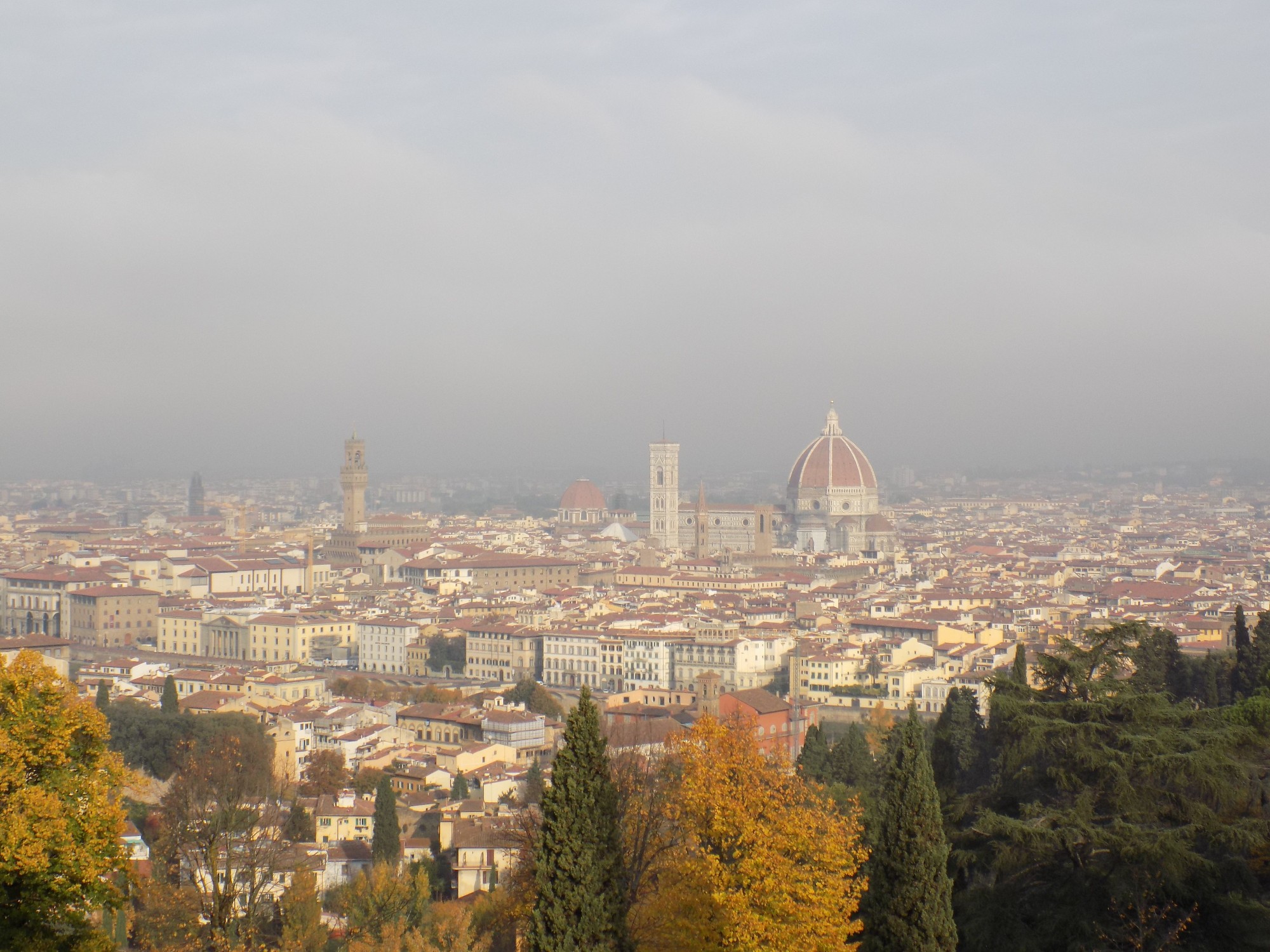 Вид на город от площади Микеланджело, Флоренция