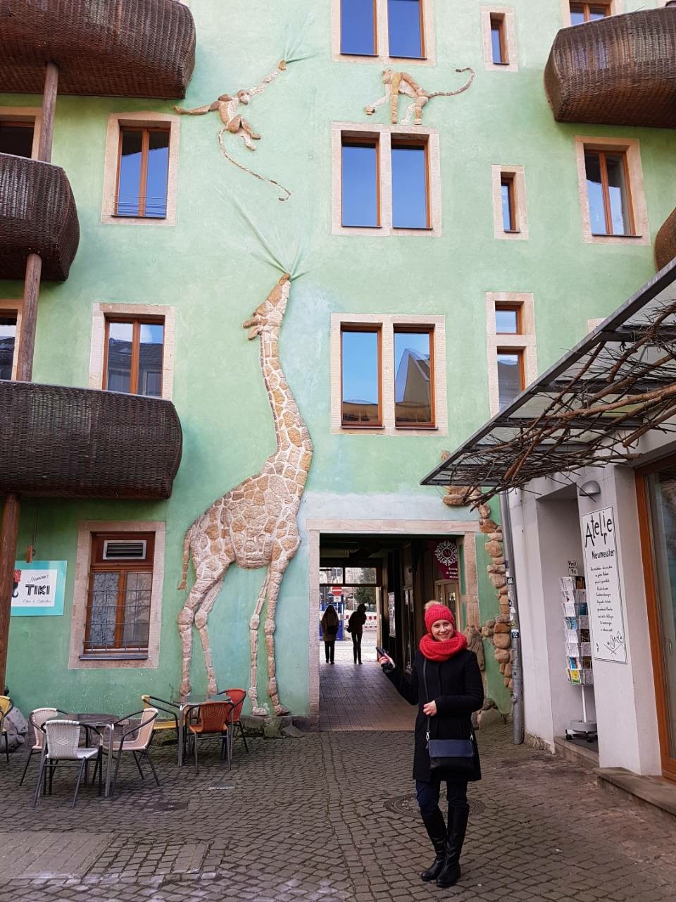 Пассаж в г. Дрездене. Мои любимые жирафы, где я их не встречаю)