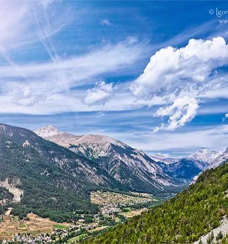 Вид на гору Cima del Bosco