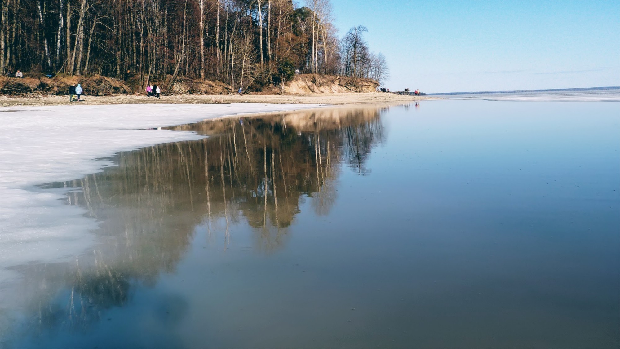 Сурское водохранилище пляж