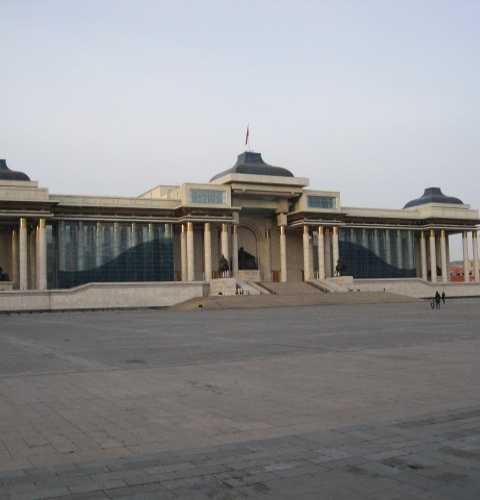 Central square of Ulan-Bator