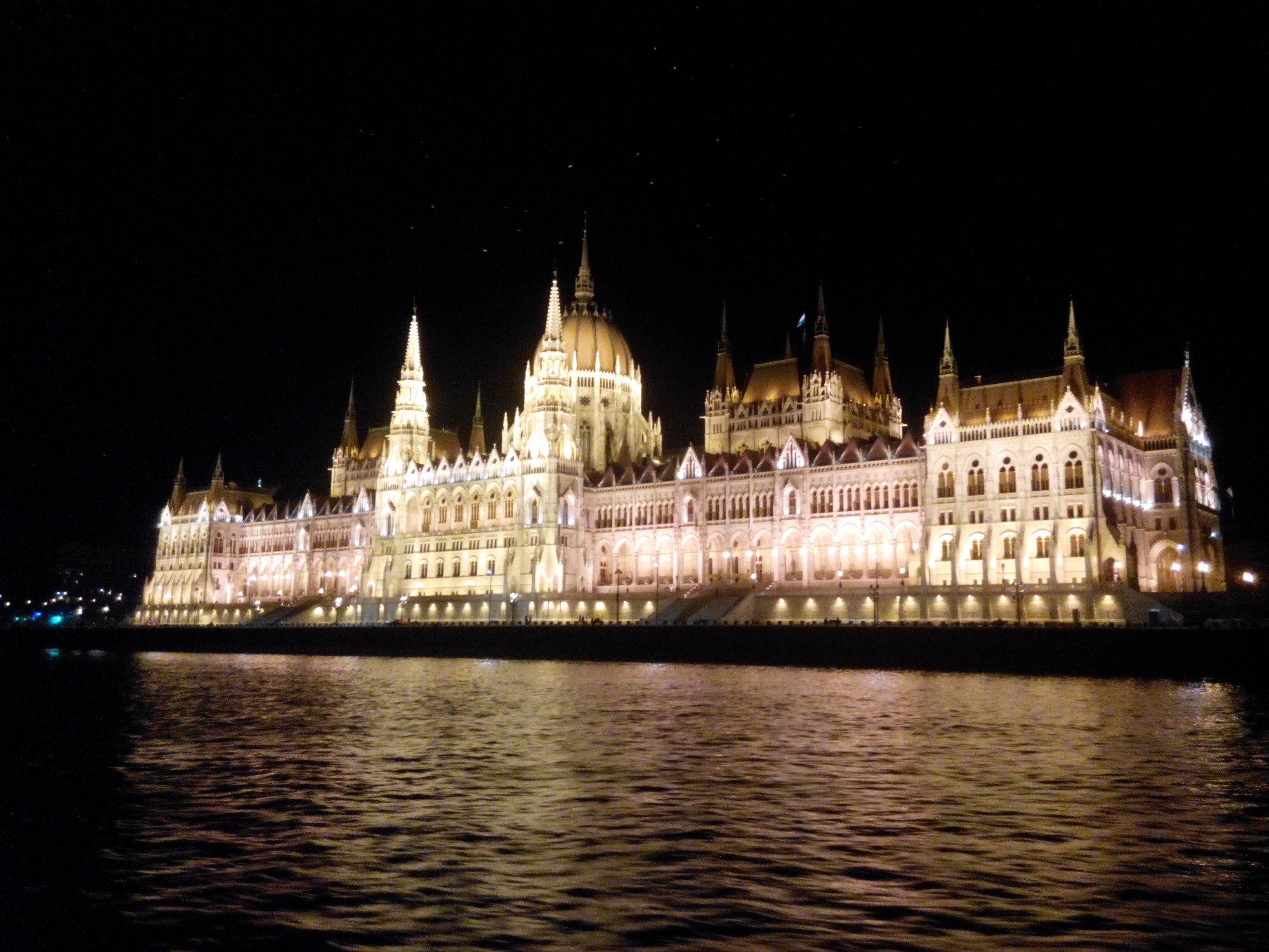 Budapest Parliament from the Danube <br/> <br/>
August 2015